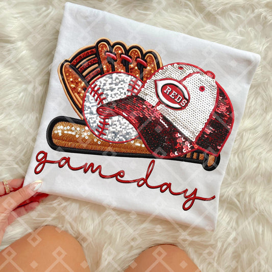 Reds Game Day DTF Transfer