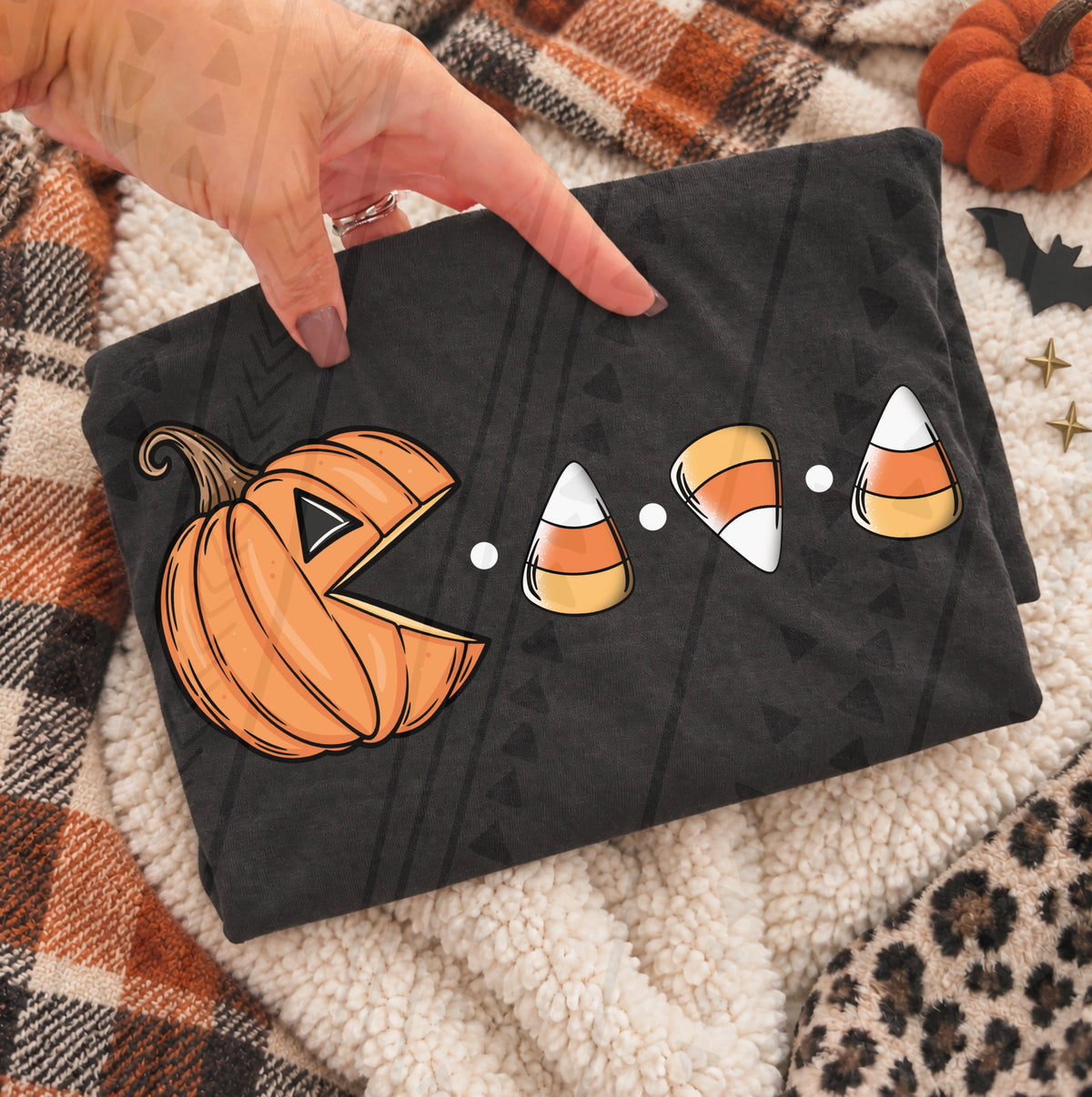 Pumpkin Pac Snacks DTF Transfer