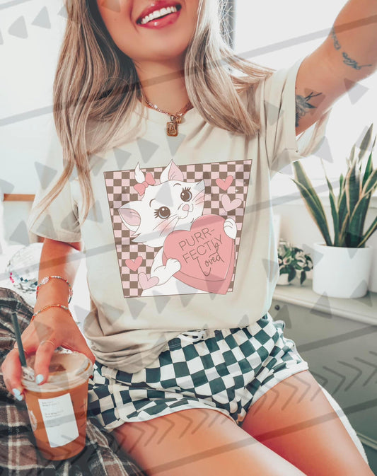 Purrfectly Loved DTF Transfer