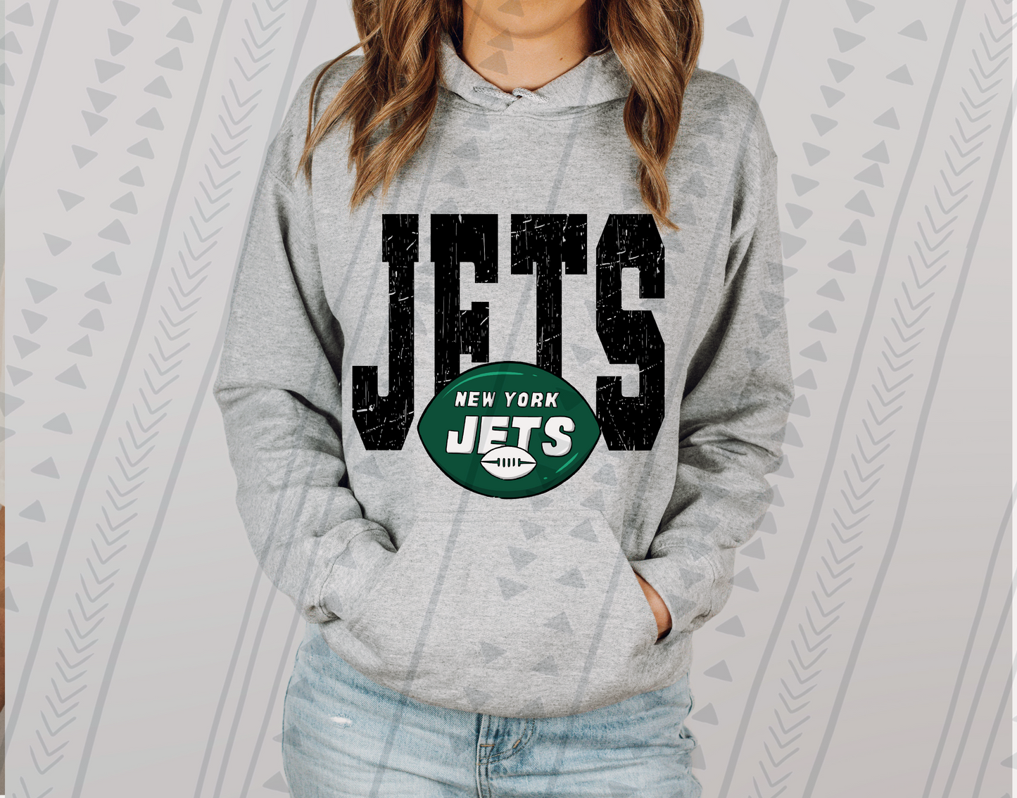 Simple Distressed NFL (All 32 Teams) DTF Transfer