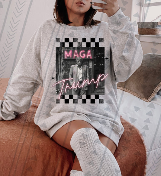 MAGA Trump Photo DTF Transfer