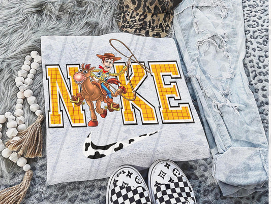 Woody/Bullseye Swoosh DTF Transfer