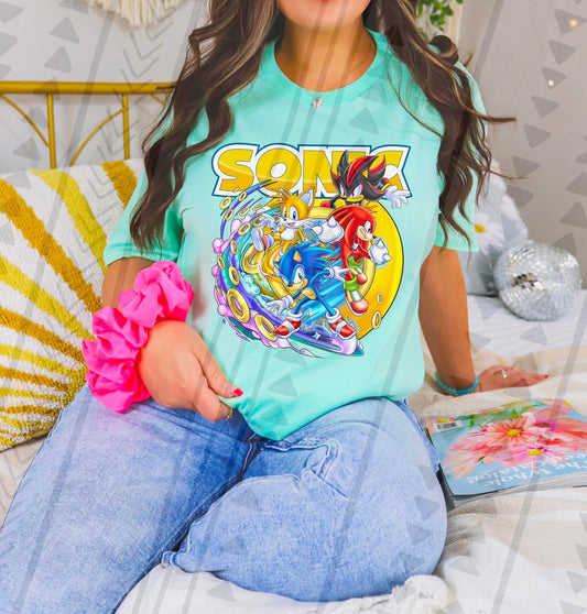 Sonic & Friends DTF Transfer