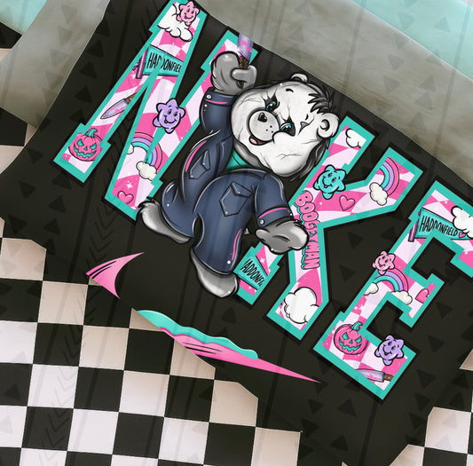Horror Bear Myers Swoosh DTF Transfer