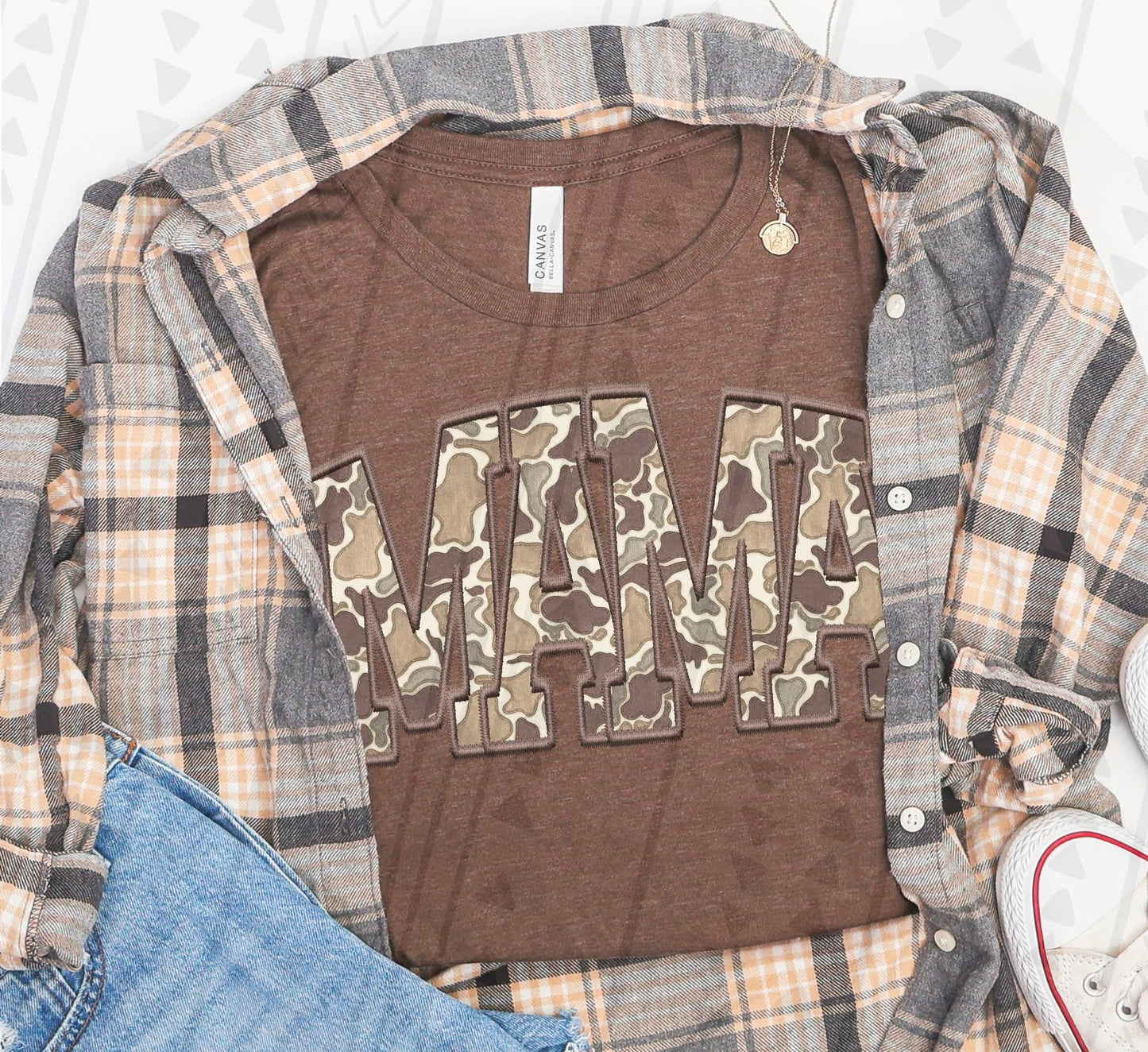 Duck Camo Mama DTF Transfer