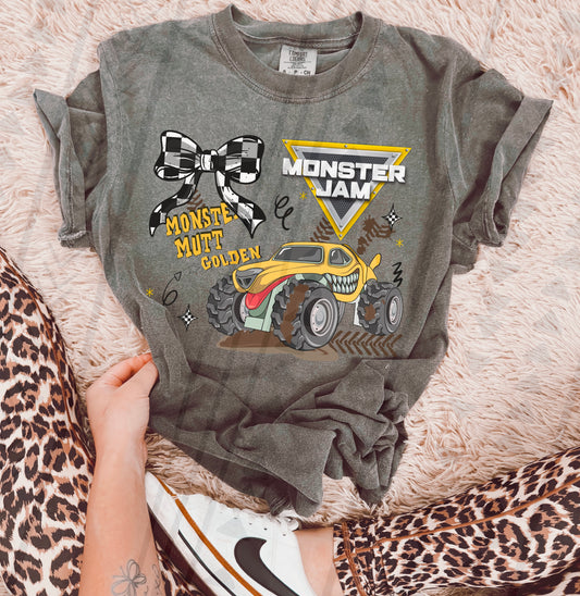 Monster Jam Bow (Multiple Options) DTF Transfer