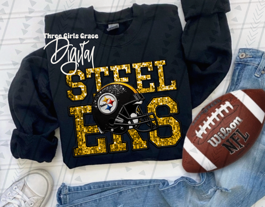 Steelers Faux Embroidery DIGITAL