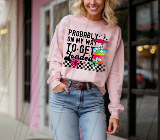 OMW To Get Loaded DTF Transfer