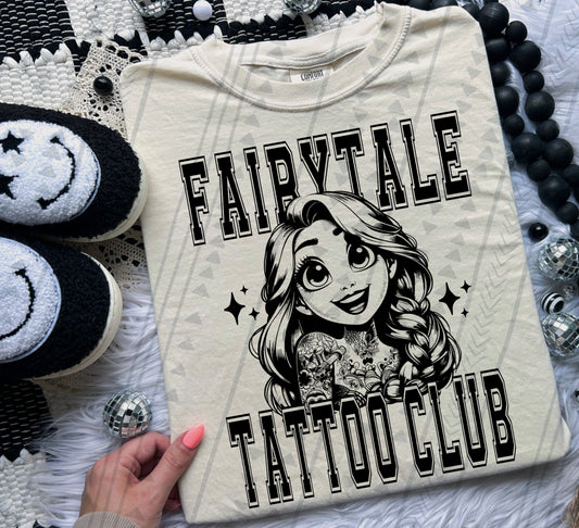 Fairytale Tattoo Club - Rapunzel DTF Transfer