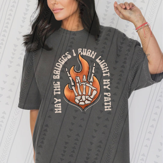 Bridges I Burn DTF Transfer