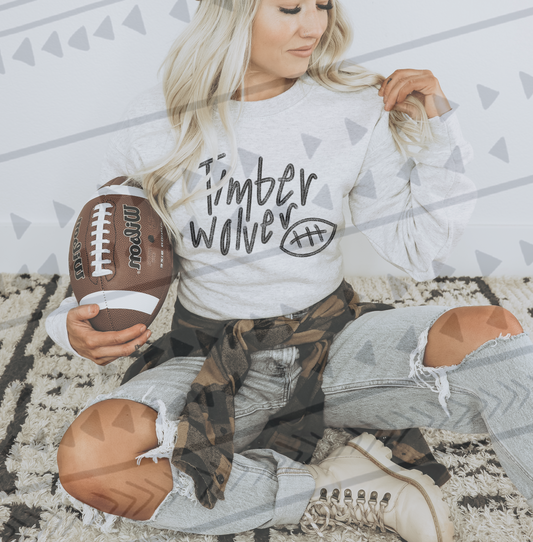 Timberwolves DTF Transfer