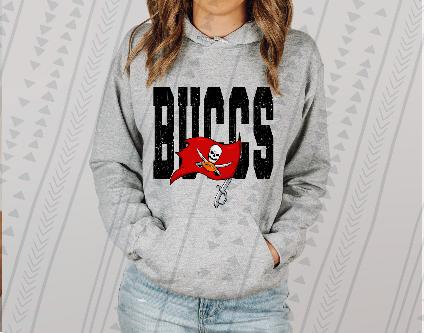 Simple Distressed NFL (All 32 Teams) DTF Transfer
