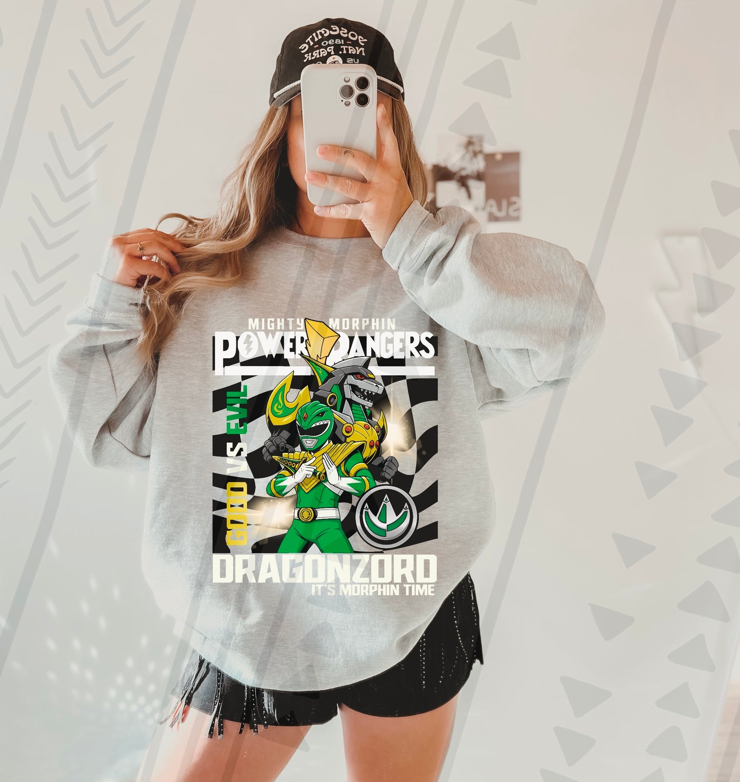 Power Rangers Morphin Time DTF Transfer