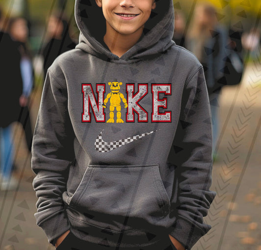 5 Nights Golden Freddy Swoosh DTF Transfer