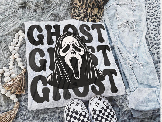 Ghost Stacked DTF Transfer