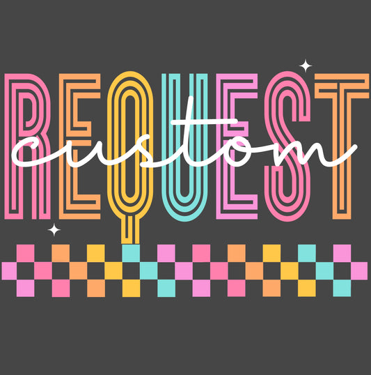 Custom Colored Mascot Request (DESIGN FEE)