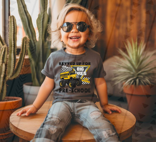 Big Tires Big Brains Fuel Academy (Multiple Options) DTF Transfer