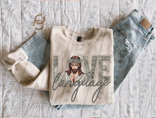 Jesus Love Language DTF Language