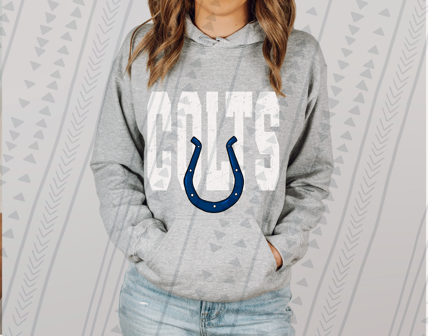 Simple Distressed NFL (All 32 Teams) DTF Transfer