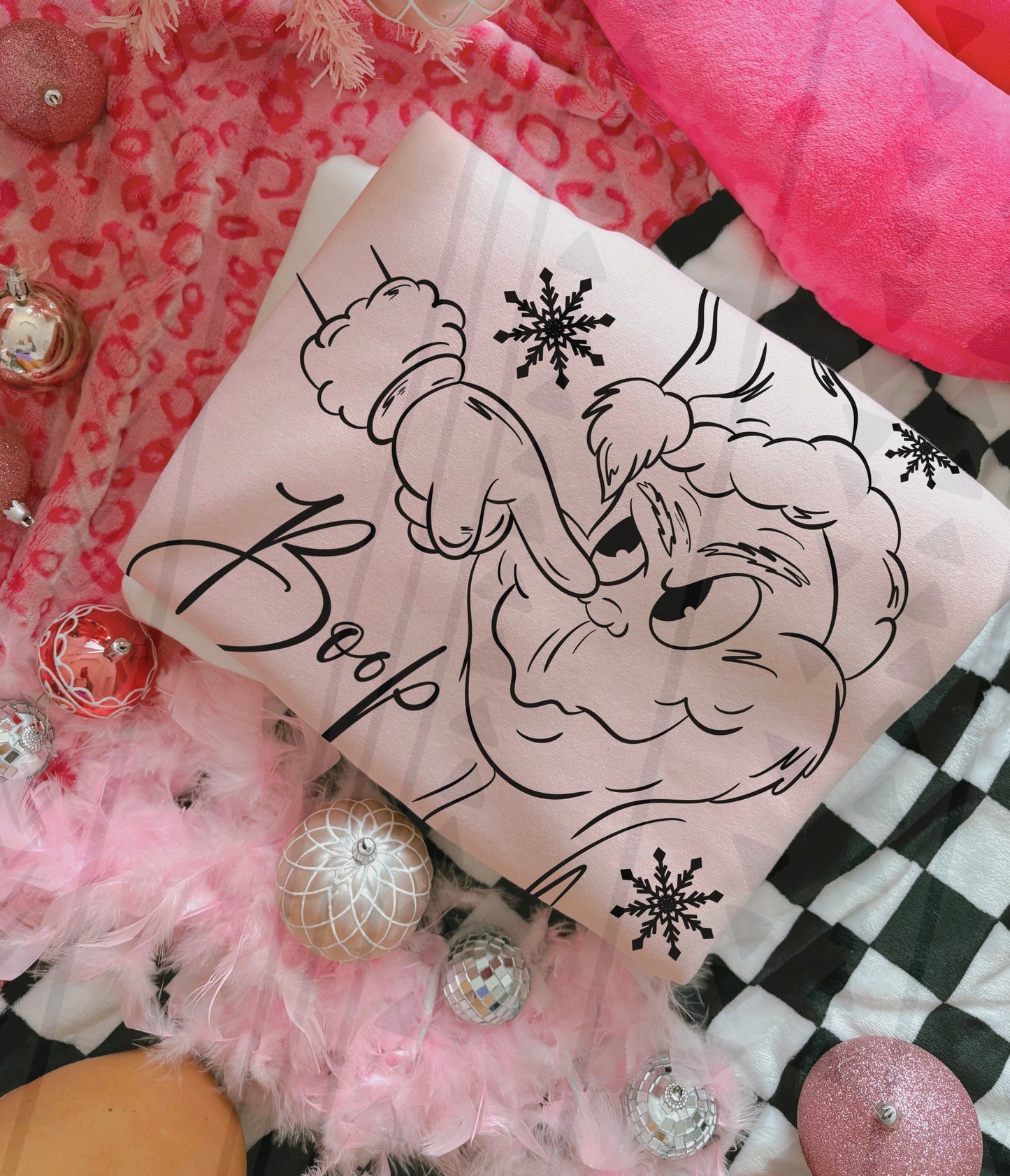 Boop Grinch DTF Transfer