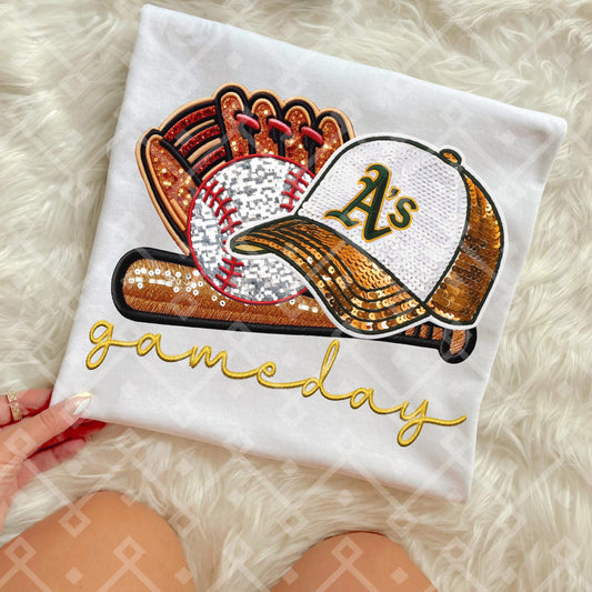 Athletics Game Day DTF Transfer