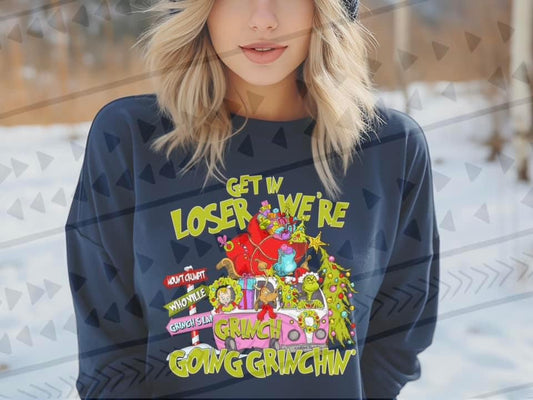 Going Grinchin DTF Transfer