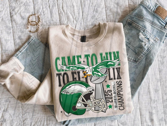 Came To Win DTF Transfer