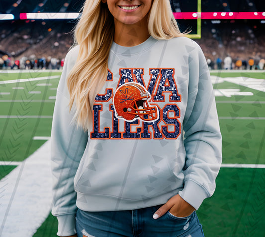 Cavaliers Faux Embroidery DTF Transfer