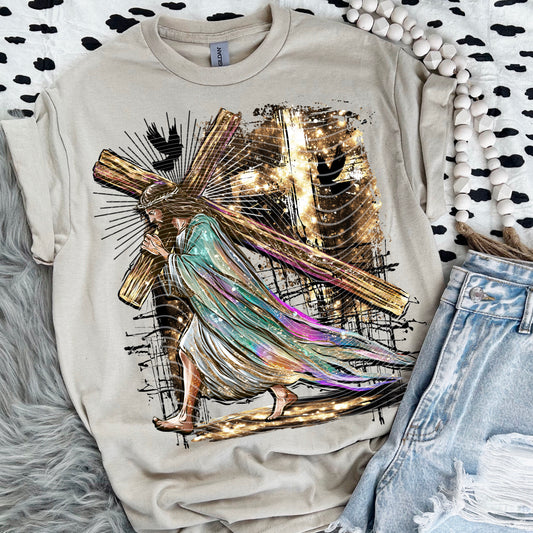 Cross to Calvary DTF Transfer