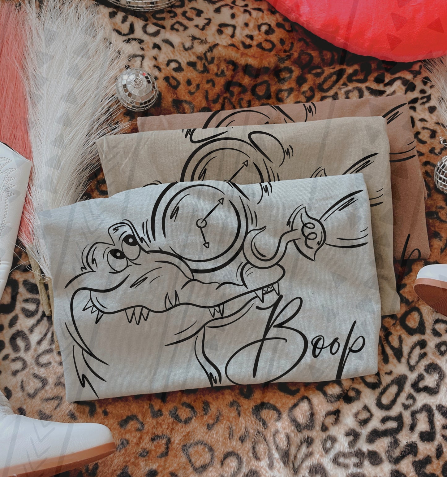 Boop Croc DTF Transfer