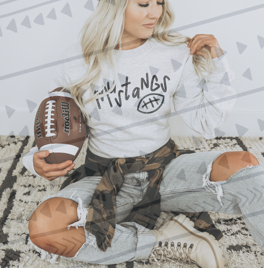 Mustangs DTF Transfer