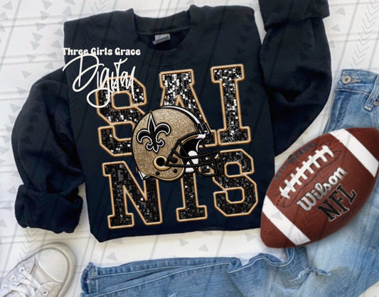 Saints Faux Embroidery DIGITAL