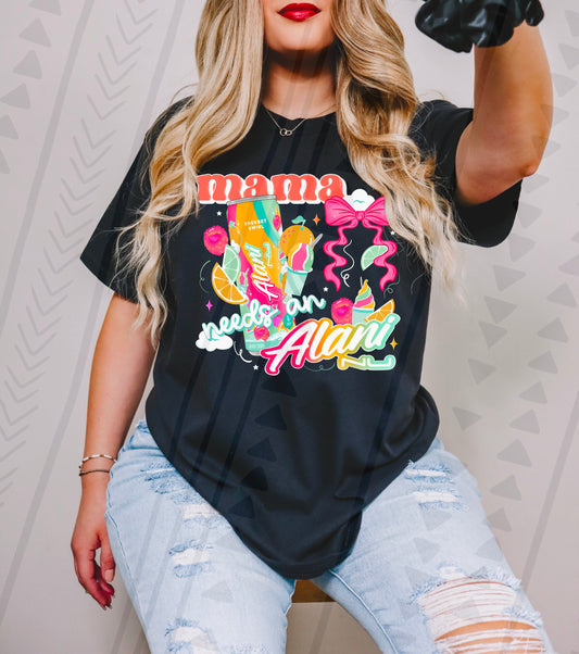 Mama Needs An Alani - Sherbet Swirl DTF Transfer