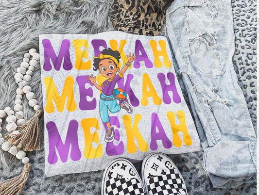 Meekah Stacked DTF Transfer