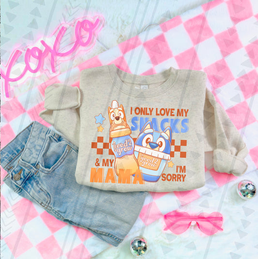 Love My Snacks DTF Transfer