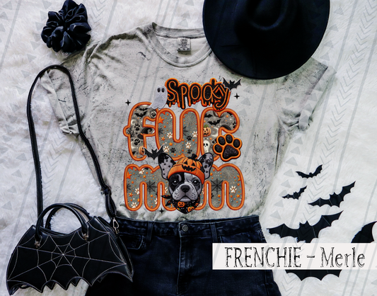 Spooky Fur Mom - Frenchie DTF Transfer