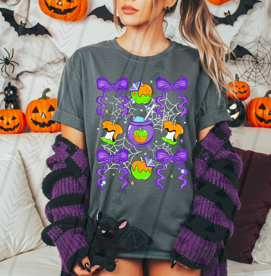 Witches Brew Grid DTF Transfer