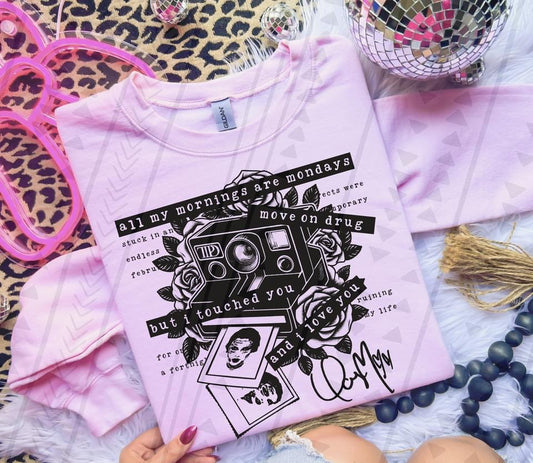 Poet Polaroid DTF Transfer