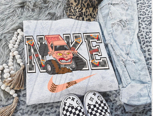 Zombie Truck Swoosh DTF Transfer