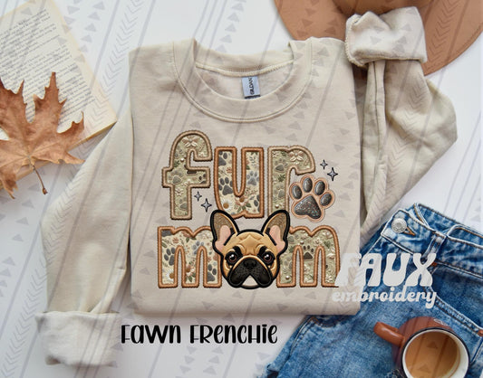Fur Mom - Fawn Frenchie DTF Transfer