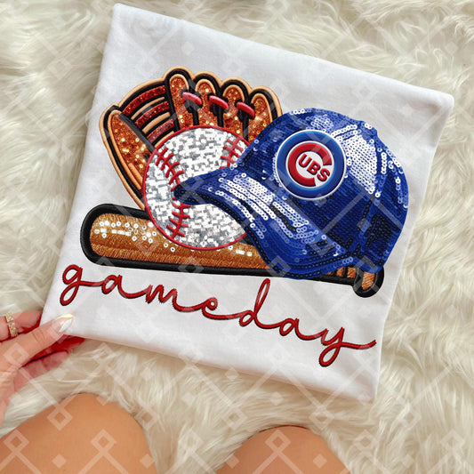 Cubs Game Day DTF Transfer