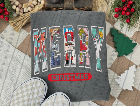Merry Christmas Classics DTF Transfer