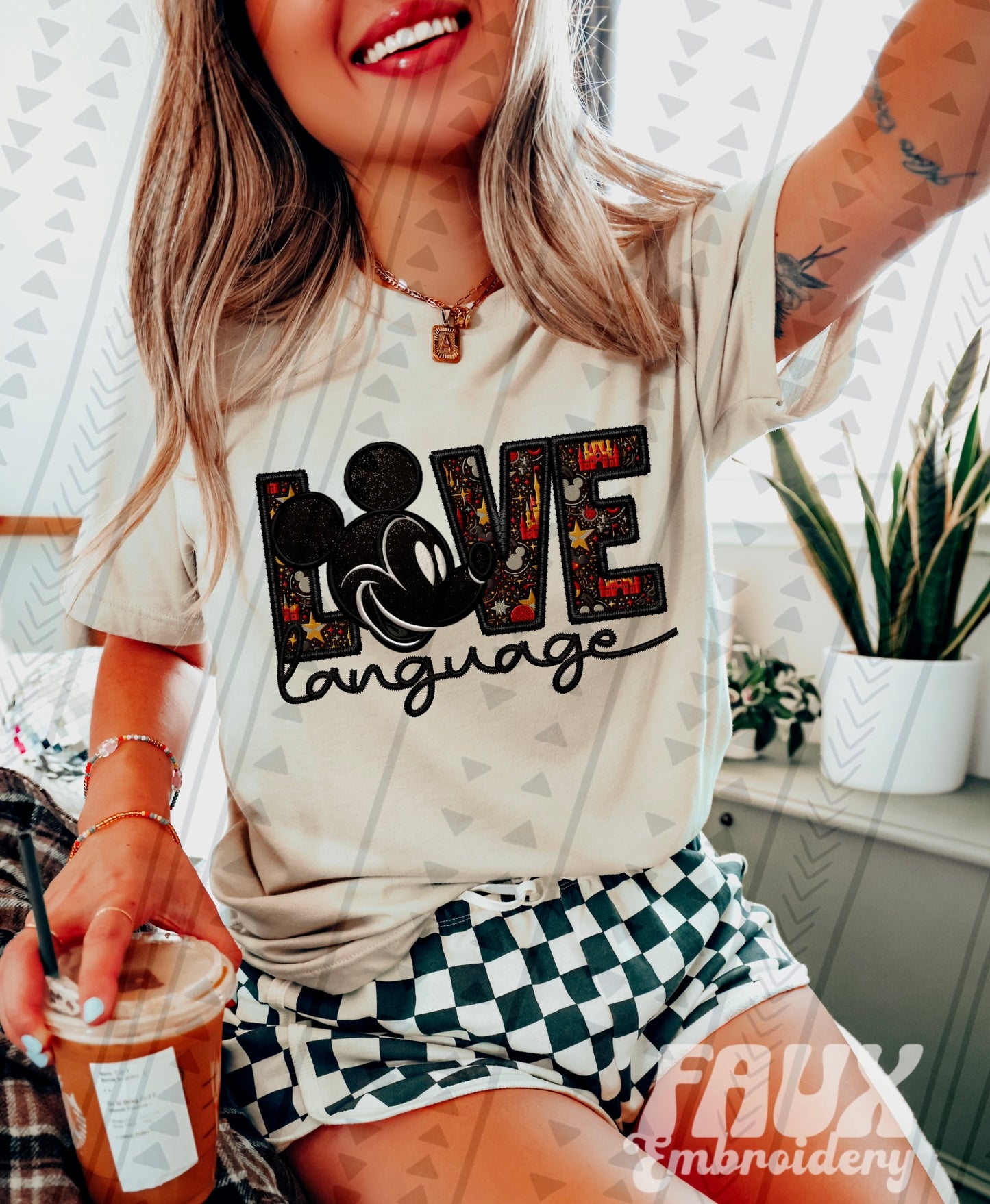 Love Language - Mickey DTF Transfer