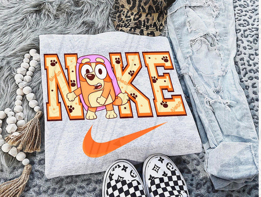 Bingo Granny Swoosh DTF Transfer