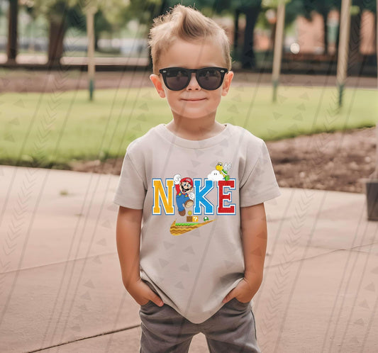 Mario Swoosh DTF Transfer