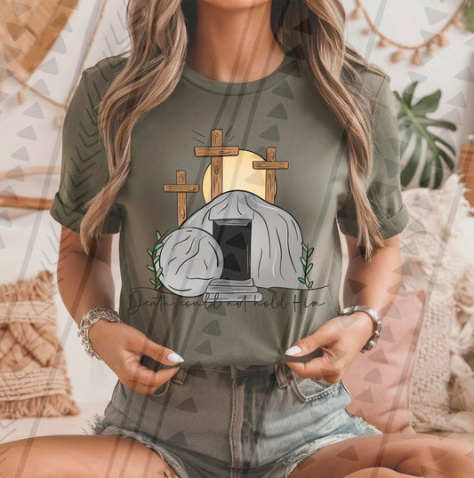 Death Could Not Hold Him DTF Transfer