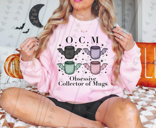 Obsessive Mug Collector DTF Transfer