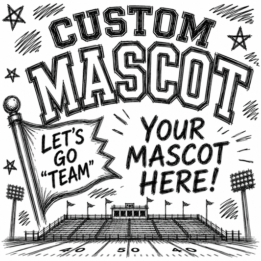 Custom Mascot Bleacher Collage