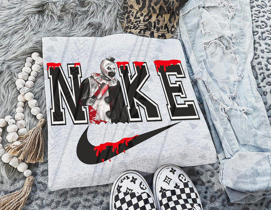 Art The Clown Swoosh DTF Transfer