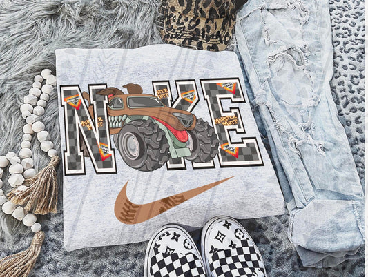 Mutt Truck Swoosh DTF Transfer